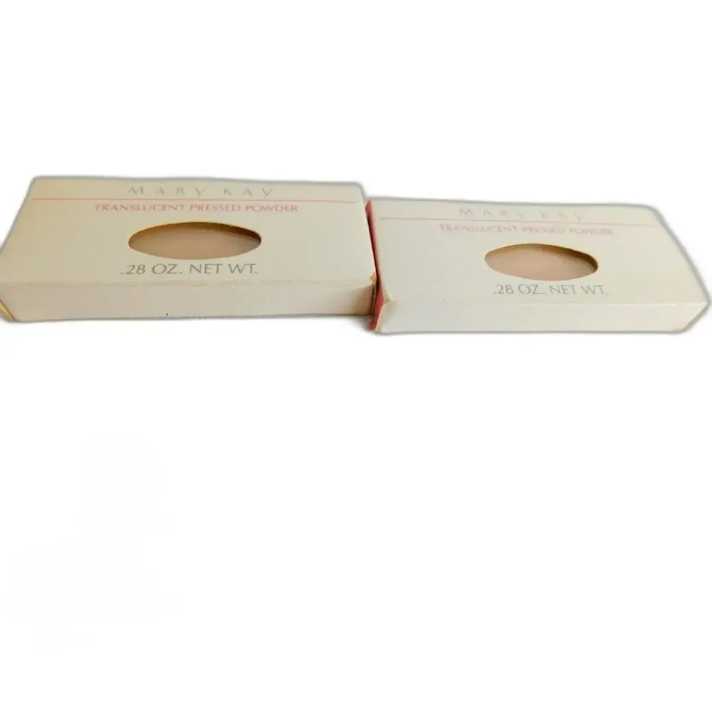 Vintage Mary Kay Translucent Pressed Powder Sheer Ivory #0036 SET OF 2